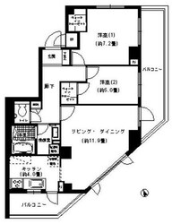 ＮＴＰＲレジデンス菊名の物件間取画像